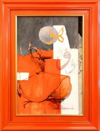 Abdul Hameed, 12 x 18 inch, Acrylic on Canvas, Figurative Painting, AC-ADHD-038